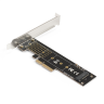 Переходник EXEGATE EXE-570 (M.2 M key -> PCI-E x4 v3.0 для установки SSD 2230/2242/2260/2280/22110 M.2 M key в слот PCI-E x4) EX300629RUS